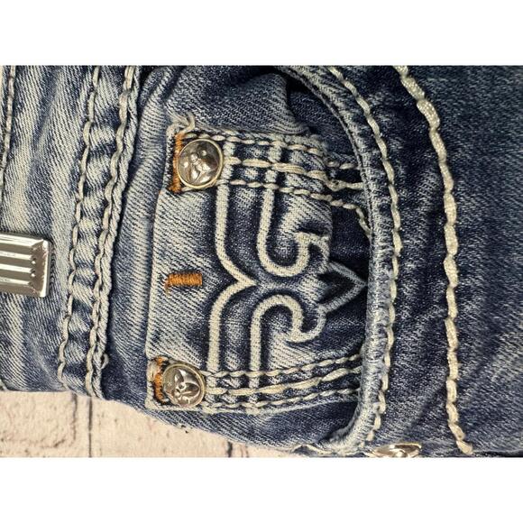 Rock Revival Women's Skinny Jeans Size 28x29 - Picture 6 of 9